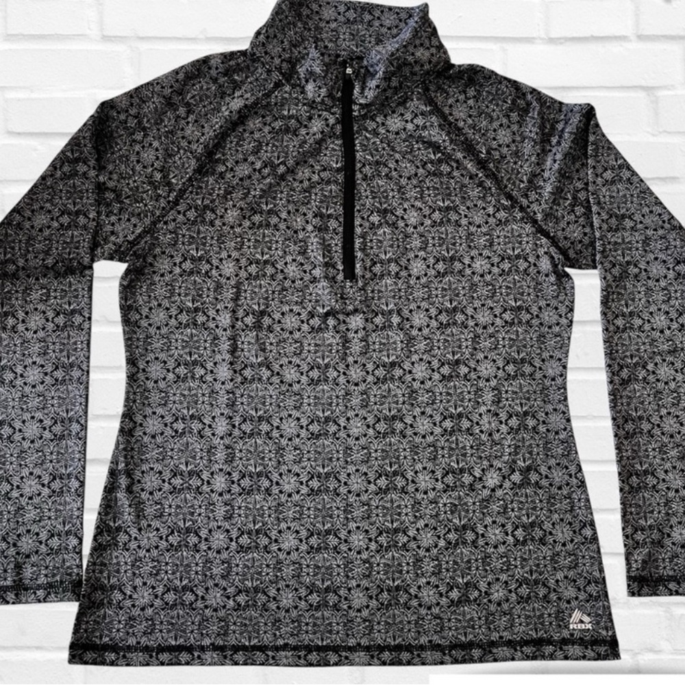Reebok Running NWOT Athletic Active Wear Fitted Top Quarter Zip Women’s X-Large